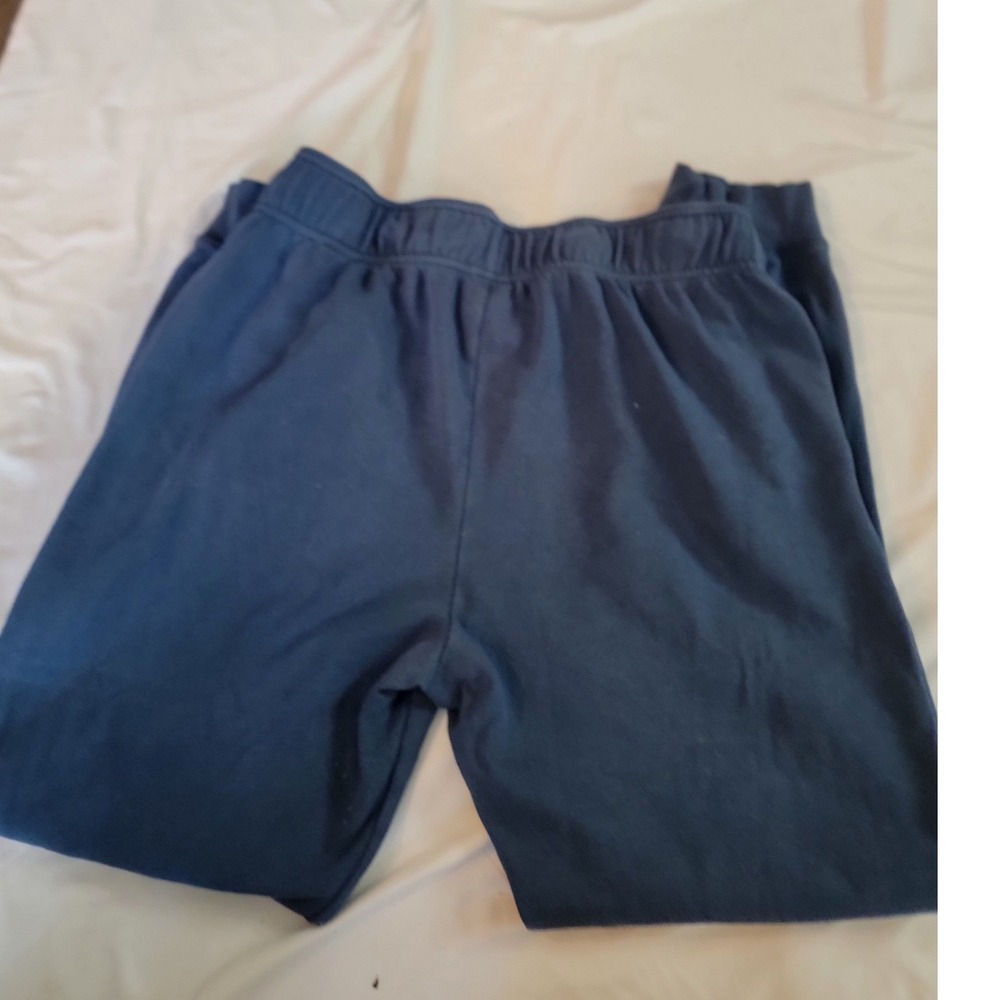 The North Face Womens Navy Blue Fleece Joggers Sweatpants XL Drawstring Logo - Picture 4 of 6